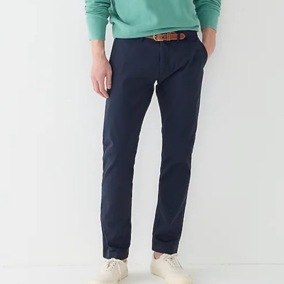 J crew 484 slim fit stretch chino pants navy blue - Picture 1 of 3